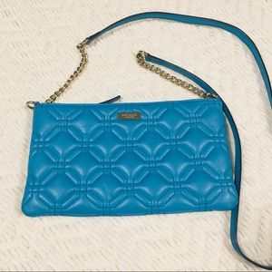 New KS Presley Astor Court Crossbody Turquoise Bag